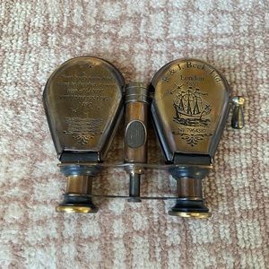 Antique Look Brass Marine Handheld Binocular.